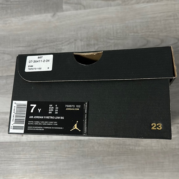 Nike Air Jordan 11 Retro Low IE BG “Cobalt” - Picture 7 of 7